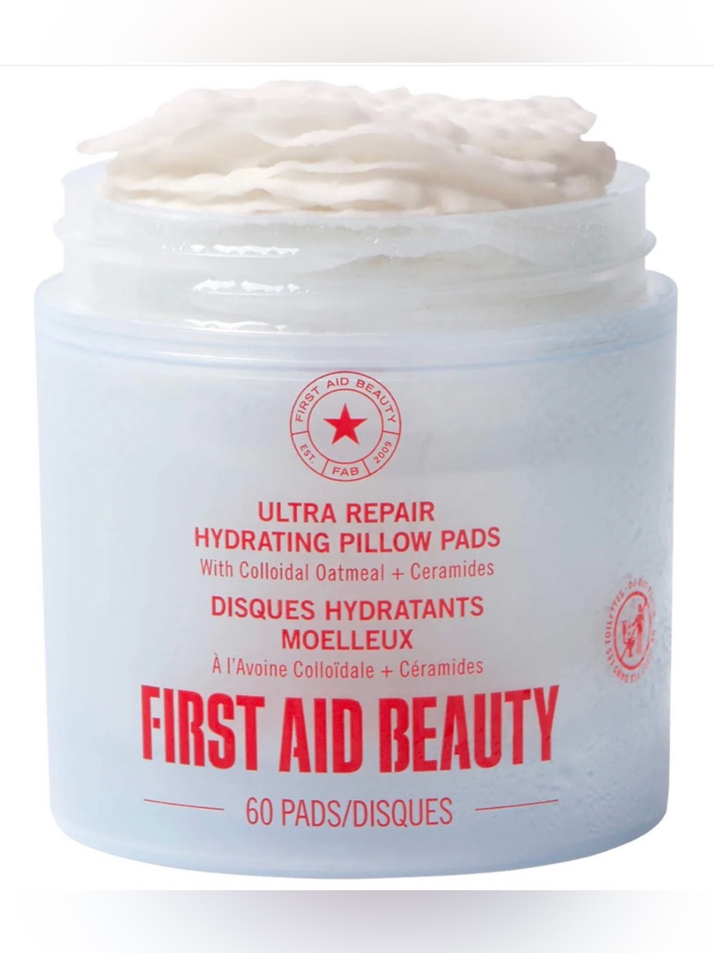 First Aid Beauty Ultra Repair Hydrating Pillow Pads - 60 pads